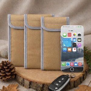 Faraday Shield Case Bundle (3 Pack) für Handy + Keyfob Schutz
