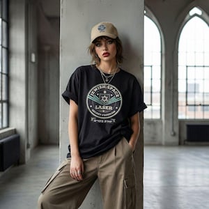 Joods ruimtelaser - T-shirt geheim programma (uitgave piepereenheid) uniseks T-shirt