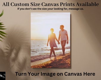 Custom Photo Canvas Print, Personalized Wall Art