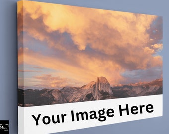 Custom Photo Canvas Print, Personalized Wall Art, Christmas Gift