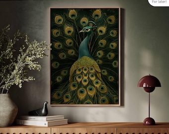 Majestic Peacock Wall Art – Gallery Canvas, Framed Canvas, Posters & Prints P2