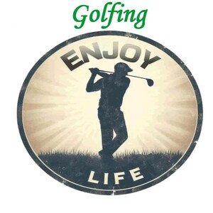 Enjoy Life Golf Heavy Cotton T-Shirt