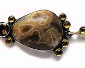 Ocean Jasper and Sterling Silver with Accents Pendant