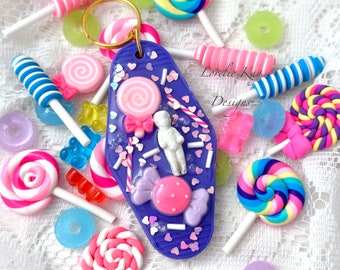 I Want Candy Frozen Charlotte Doll Colorful Keychain Resin Lorelie Kay Original