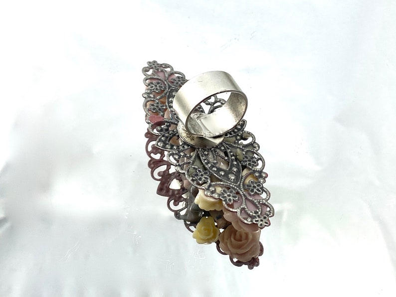 My Dolly Ring Miniature Wearable Doll Head Ring Fine Silver Etsy