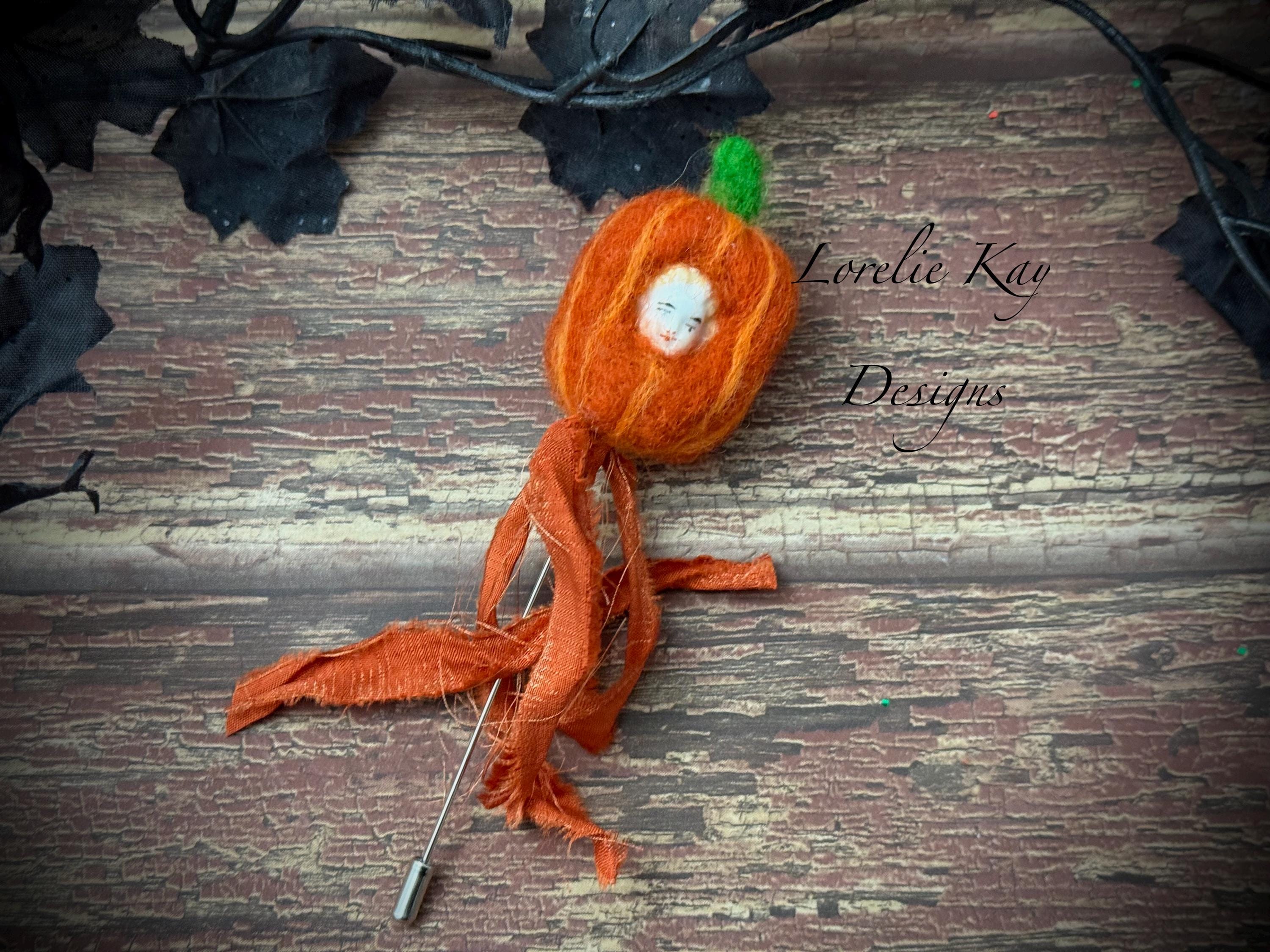 CHEFRU 1000 Pz/Set 22mm Spille da Balia a Forma di Zucca, Fermagli per Etichette in Metallo Spille per segnapunti a Punto Croce per Maglieria Strumenti per Cucire Fai da Te Accessori per