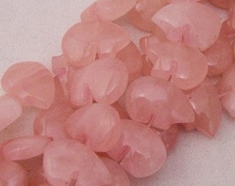 Six Rose Quartz Zuni Style Bear Fetish Beads Light Baby Pink Blush Gemstone Girly Feminine Southwestern Totem Animal Frosted Milky Frosty