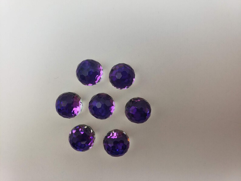 Fancy Fireball PAIR 2 Swarovski Crystal Fancy Fireball Flat Back Stone 4900 - Etsy
