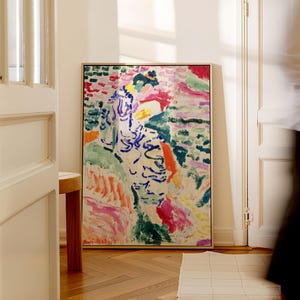 Henri Matisse Leinwanddruck, La Japonaise, Frau am Wasser Malerei Leinwand Wandkunst, gerahmt oder ungerahmt, Schiff aus UK/US/EU