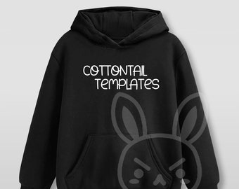 Black Gildan 5000 Heavy Cotton Hoodie Mockup front and back mockup, hanging Gildan hoodie mockup, 5000 Gildan heavy blend lifestyle mockup