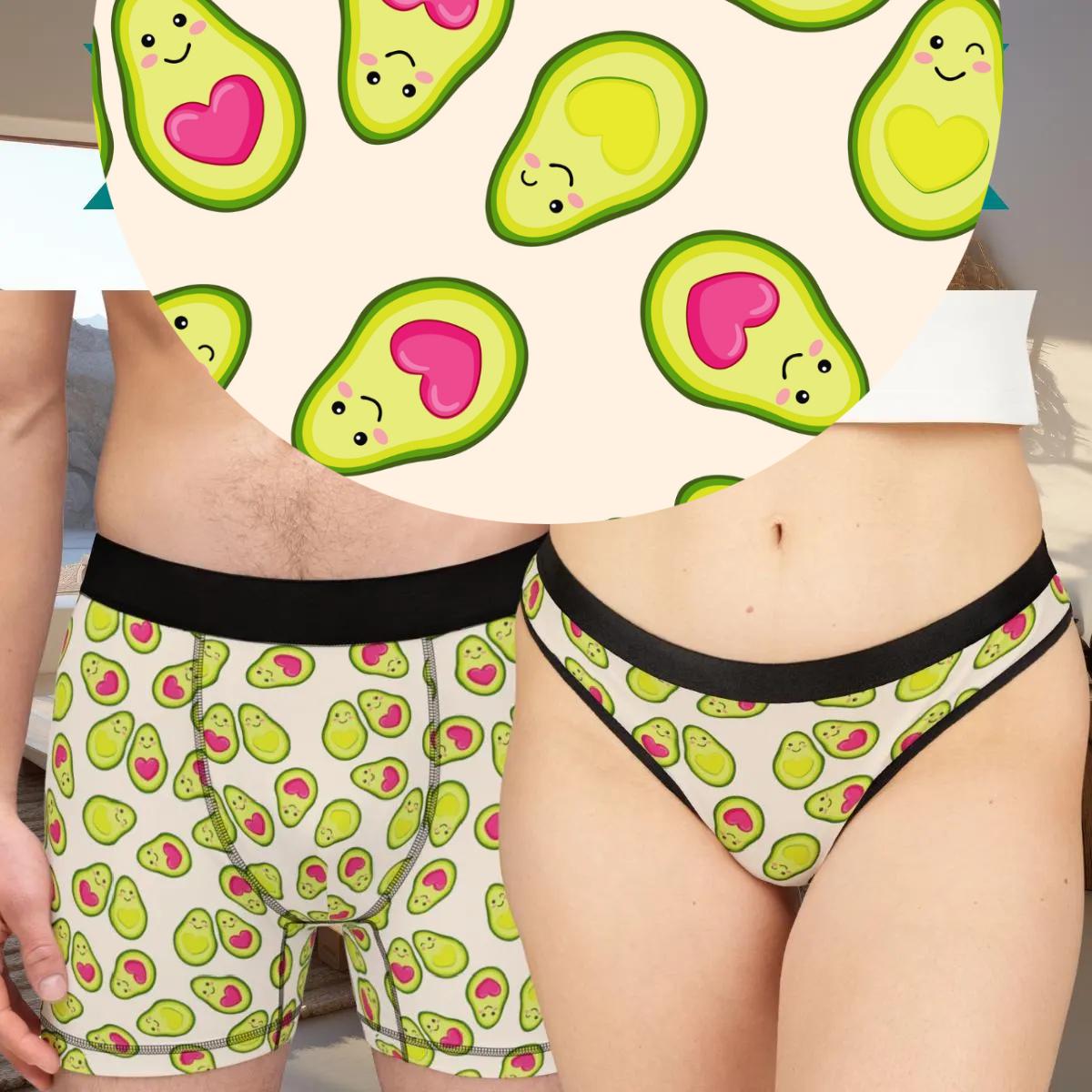 [SALTY FLOWER]★AVOCADO COVER PANTIES KDSEFHHCB Bright Flower Print Women'S Briefs Women Stretch