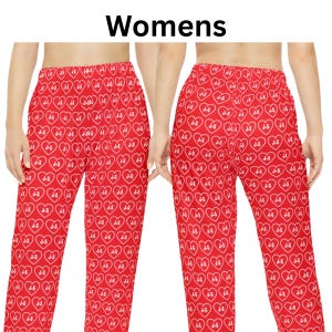 Personalized Matching Pajama Sets for Couples Lovers Matching GF BF Matching Pjs Long Sleeve Pajama Set Pjs Initials Newlywed His and Hers image 9