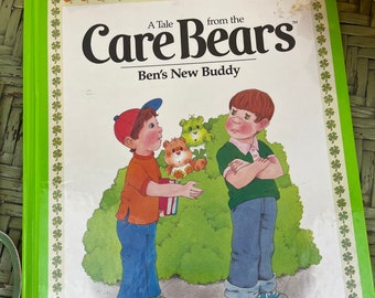 1984 Care Bears Ben’s New Buddy vintage book