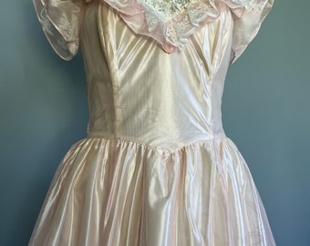 Vintage 1980s Gunne Sax Jessica McClintock Prom Dress