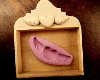 matchbox size heart with wings mold