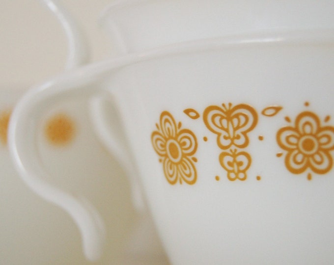 Vintage Corelle Tea Cups Etsy
