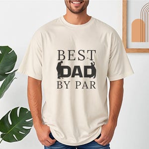 Comfort Colors Best Dad by Par Shirt Golf Dad T-Shirt Funny Father&#39;s Day Gift for Golfer Birthday Golf Shirt for Dad Golf Dad Gift