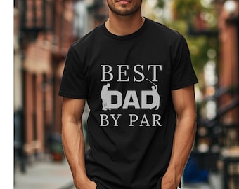 Comfort Colors Best Dad by Par Shirt Golf Dad T-Shirt Funny Father's Day Gift for Golfer Birthday Golf Shirt for Dad Golf Dad Gift