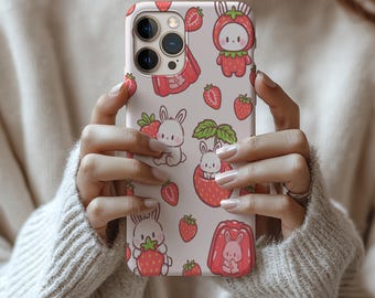 Strawberry Kawaii Phone Case Strawberry iPhone Cover