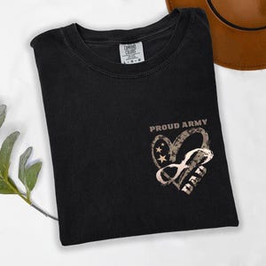Proud Army Dad T-Shirt: Patriotic Military Gift, USA Flag Tee