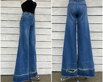 Elephant Leg Jeans - Etsy