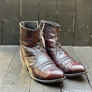 Red ankle boots size 9 best sale