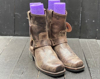 Womens Us 8.5 Vintage Frye Boots Square Toe Boots Mens Western Boots Harness Boot Frye Boot FREE USA SHIPPING Etsy