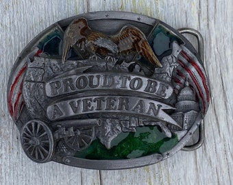 veterans belt buckle, eagle belt buckle, belt buckle for men, FREE USA SHIPPING