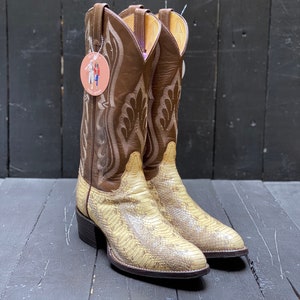 Mens Snake Skin Boots Etsy