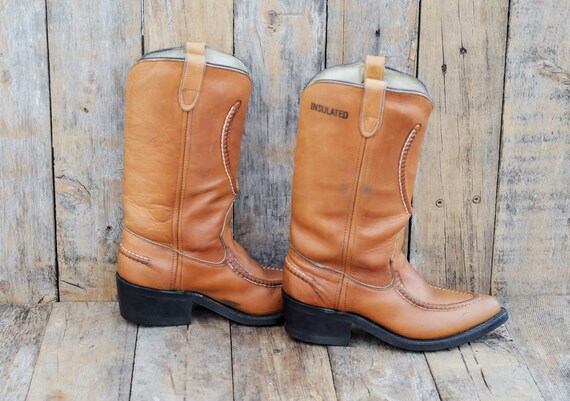 insulated western boots