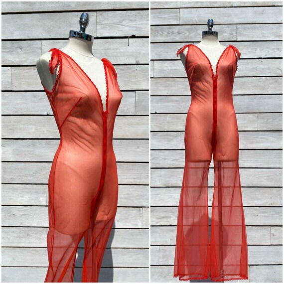 xs/s, sheer lingerie, red sexy jumpsuit, exotic li