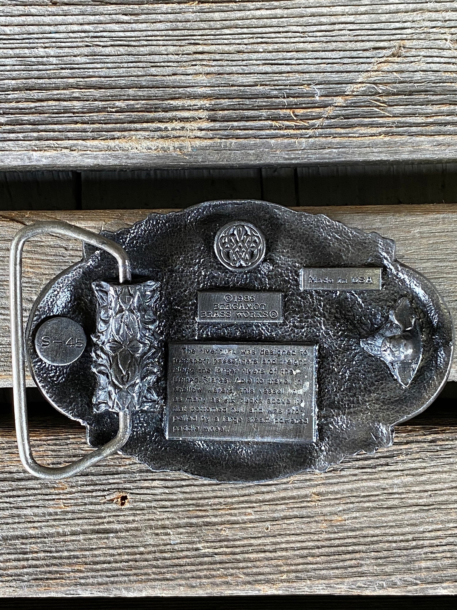 Riverboat Belt Buckle Boat Belt Buckle River Belt Buckle Etsy