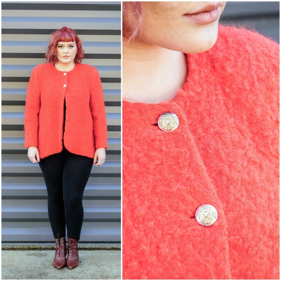 boucle cardigan sweater