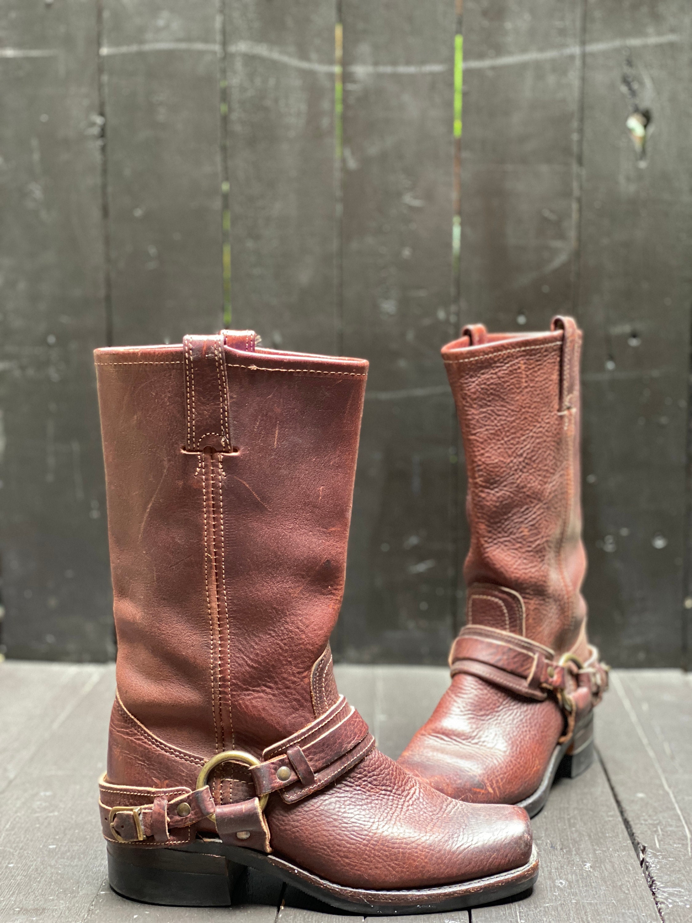 Womens Us 6.5 Vintage Frye Boots Square Toe Boots Womens 