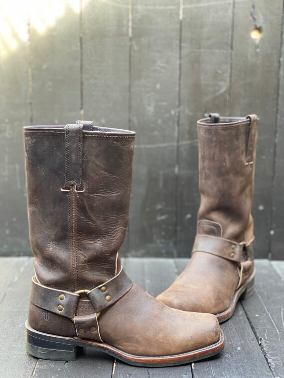 Mens us 9, frye boot, harness boots, mens western… - image 7