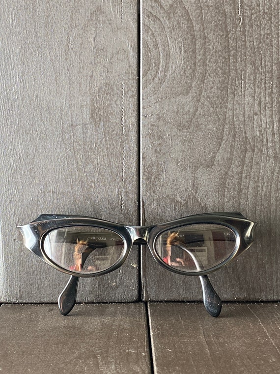 50s eyeglasses, 1950s glasses, black eyeglasses, … - image 10