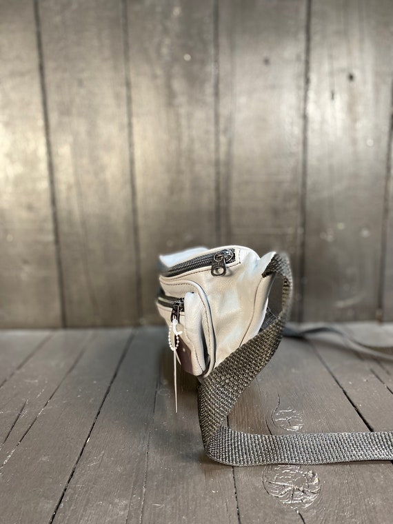 Gray fanny pack, vintage fanny pack, retro fanny … - image 3