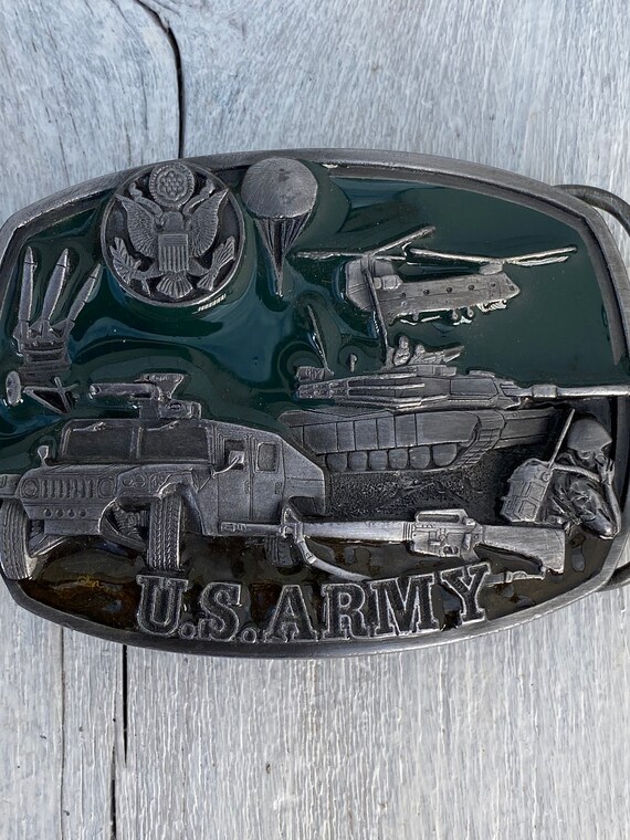 us army belt buckle, us hero belt buckle, us vete… - image 4