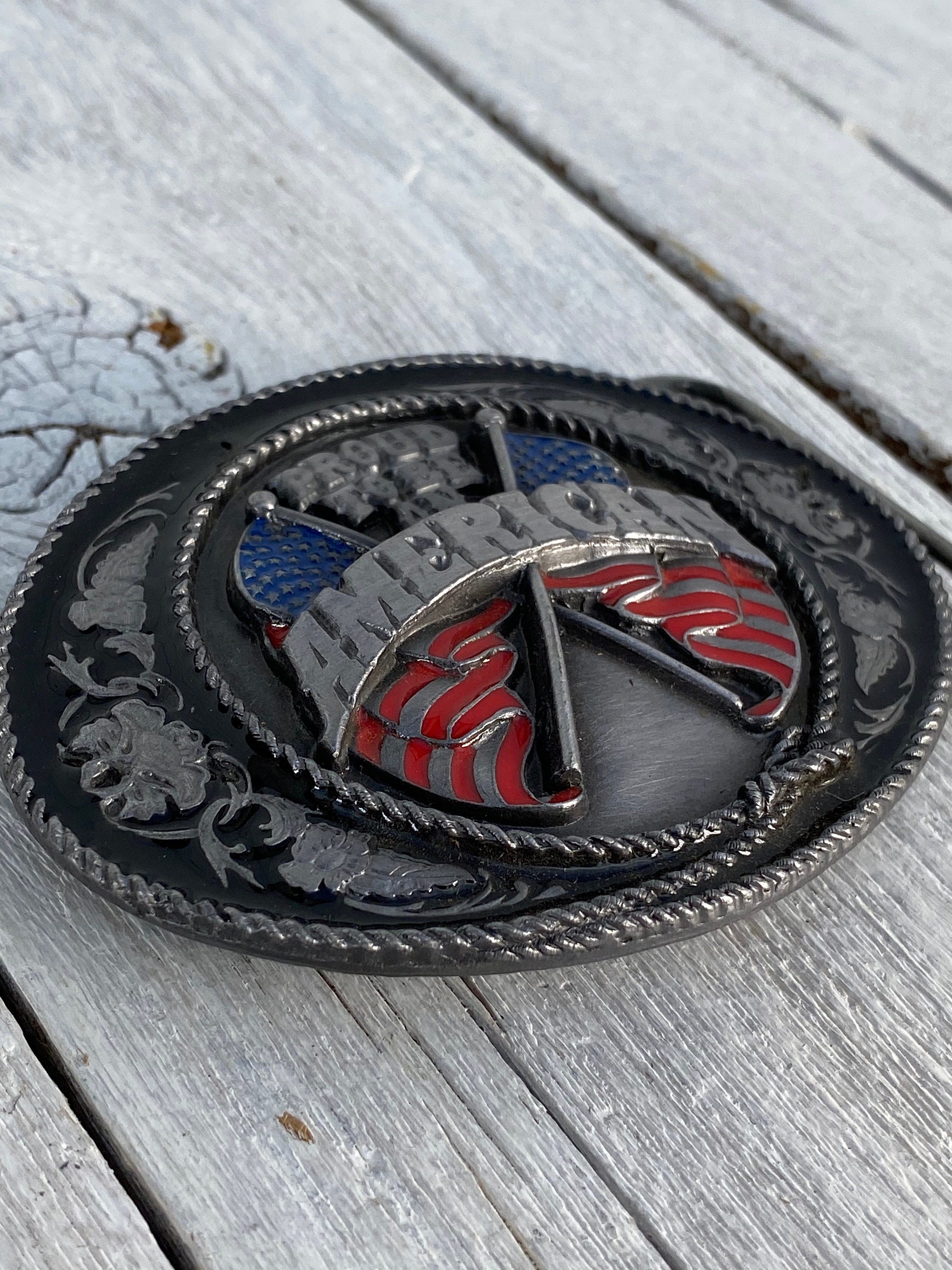 Usa Proud Buckle American Belt Buckle Proud to Be American Etsy UK