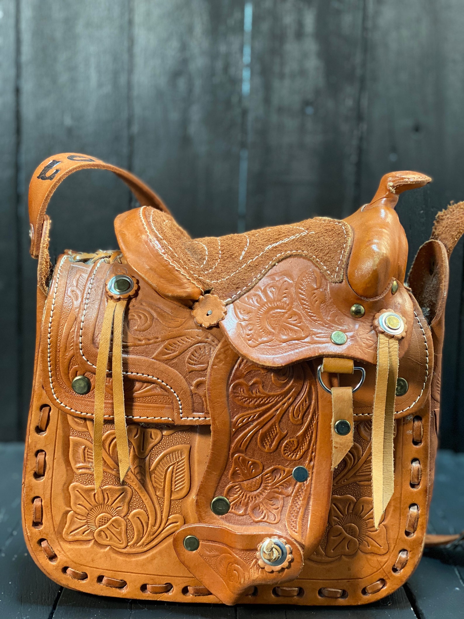 Cowgirl purse western saddle bag western purse vintage Etsy