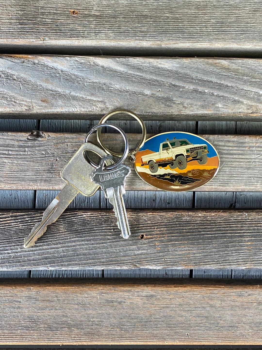 4x4 Chevy Keychain, Truck Keychain, Offroading Keychain, Mudding