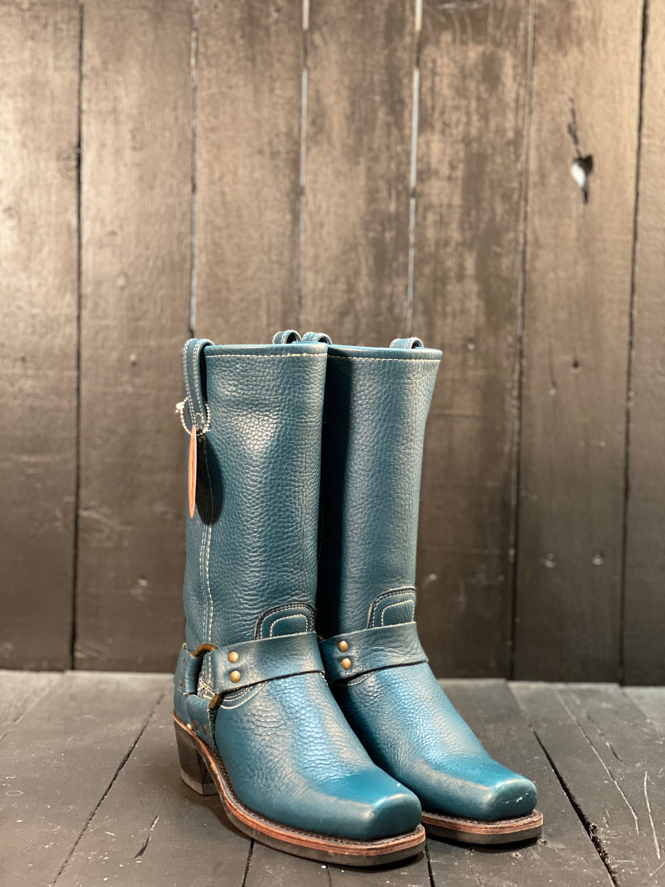 Frye blue boots sale