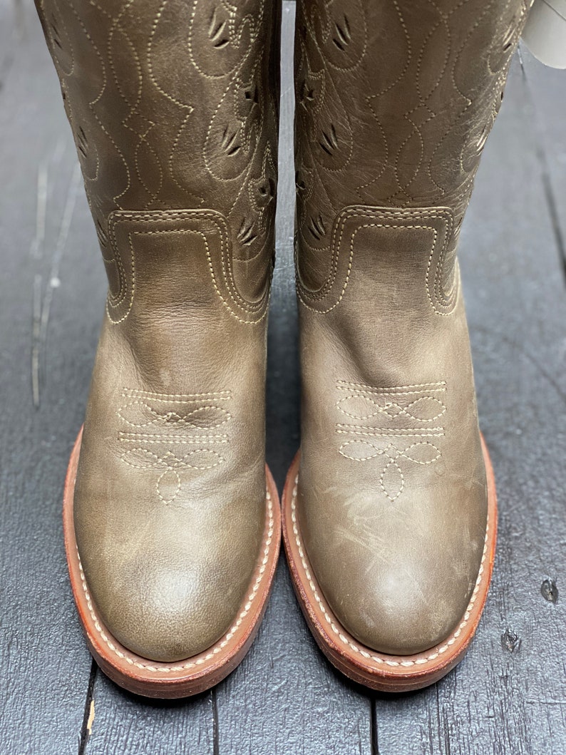 Womens us 6, frye boot, vintage frye boots, frye campus boots, womens western boots, brown cowgirl boots, FREE USA SHIPPING image 6