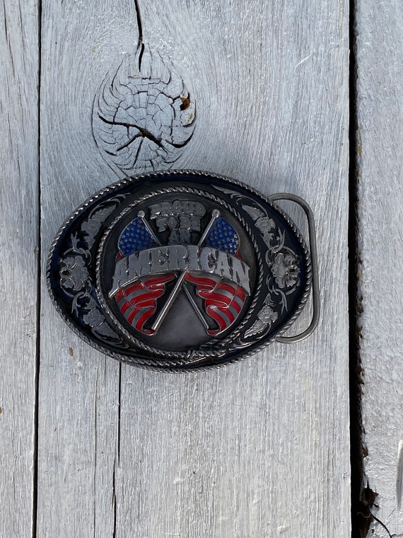 usa proud buckle, american belt buckle, proud to b