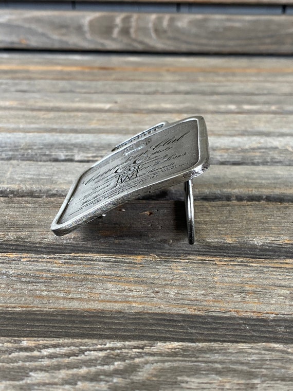 1970's belt buckle, canadian club buckle, canadian wh… Gem