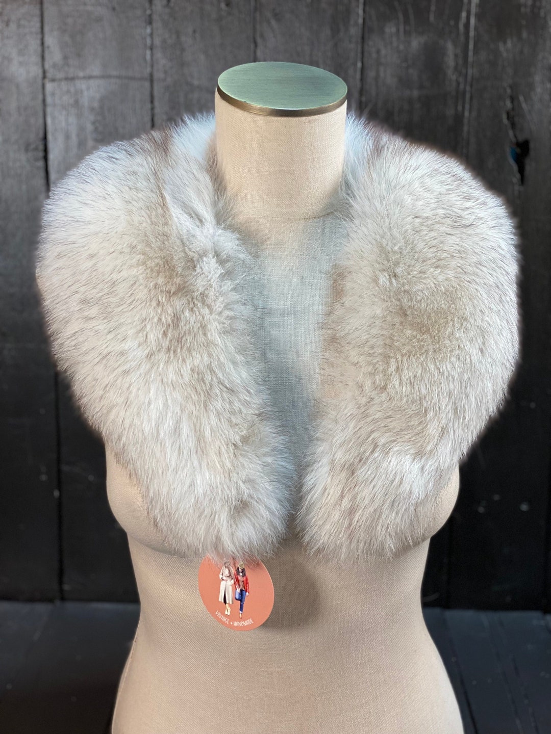 Fox Fur Stole White Fur Stole White Fox Fur Stole White Fox Etsy