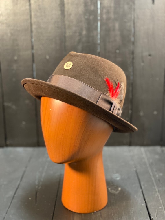 Size Medium, Stetson fedora, vintage fedora hat, f