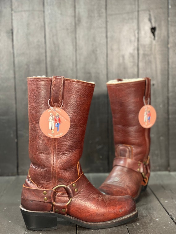 Womens Us 6.5 Vintage Frye Boots Square Toe Boots Womens 