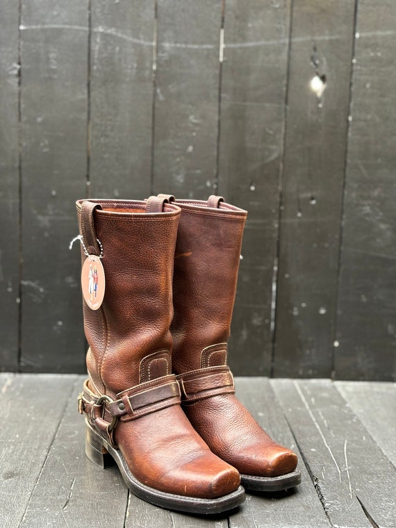 Mens us 7.5, frye boot, harness boots, mens weste… - image 1