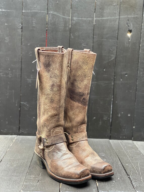 Womens 8, Frye boot, vintage Frye boots, tall harn